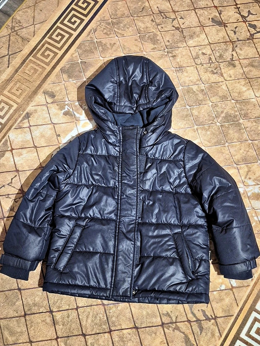 🍀5/30🍀Joe Fresh Kids Hooded Puffer Jacket Size 4 Like New
